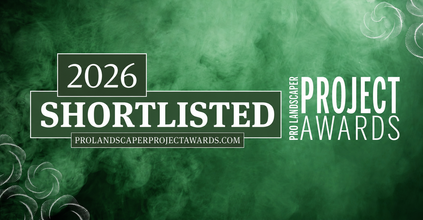2026 Shortlisted Pro Landscaper Project Awards banner